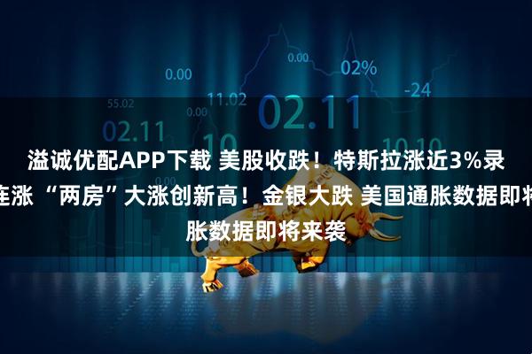 溢诚优配APP下载 美股收跌！特斯拉涨近3%录得四连涨 “两房”大涨创新高！金银大跌 美国通胀数据即将来袭